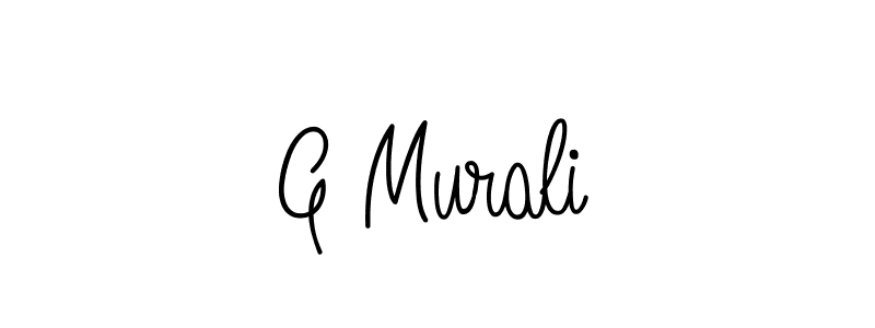 It looks lik you need a new signature style for name G Murali. Design unique handwritten (Angelique-Rose-font-FFP) signature with our free signature maker in just a few clicks. G Murali signature style 5 images and pictures png