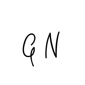 How to Draw G N signature style? Angelique-Rose-font-FFP is a latest design signature styles for name G N. G N signature style 5 images and pictures png