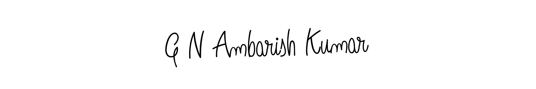 How to Draw G N Ambarish Kumar signature style? Angelique-Rose-font-FFP is a latest design signature styles for name G N Ambarish Kumar. G N Ambarish Kumar signature style 5 images and pictures png