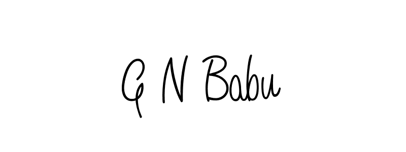 This is the best signature style for the G N Babu name. Also you like these signature font (Angelique-Rose-font-FFP). Mix name signature. G N Babu signature style 5 images and pictures png
