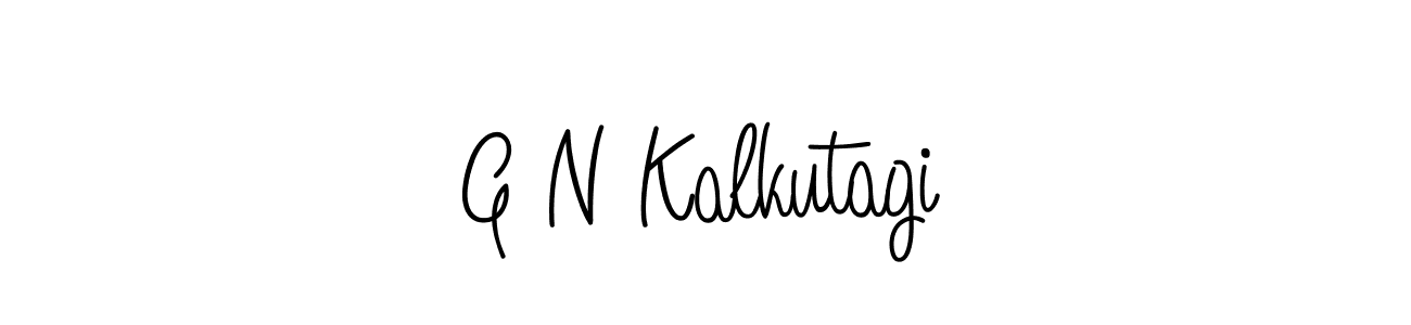 Also we have G N Kalkutagi name is the best signature style. Create professional handwritten signature collection using Angelique-Rose-font-FFP autograph style. G N Kalkutagi signature style 5 images and pictures png