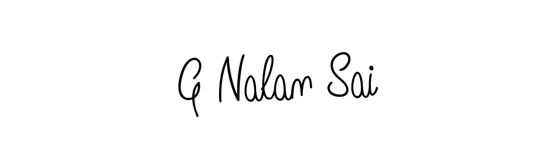 How to Draw G Nalan Sai signature style? Angelique-Rose-font-FFP is a latest design signature styles for name G Nalan Sai. G Nalan Sai signature style 5 images and pictures png
