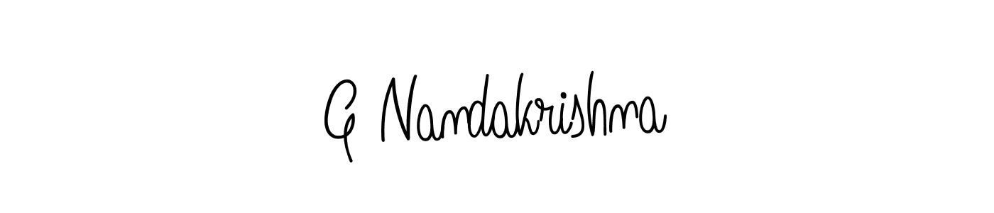 This is the best signature style for the G Nandakrishna name. Also you like these signature font (Angelique-Rose-font-FFP). Mix name signature. G Nandakrishna signature style 5 images and pictures png