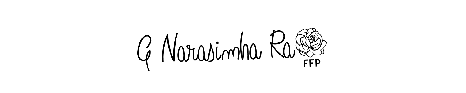 Check out images of Autograph of G Narasimha Ra0 name. Actor G Narasimha Ra0 Signature Style. Angelique-Rose-font-FFP is a professional sign style online. G Narasimha Ra0 signature style 5 images and pictures png