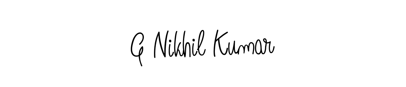 Check out images of Autograph of G Nikhil Kumar name. Actor G Nikhil Kumar Signature Style. Angelique-Rose-font-FFP is a professional sign style online. G Nikhil Kumar signature style 5 images and pictures png