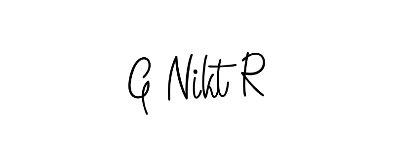 Make a beautiful signature design for name G Nikt R. Use this online signature maker to create a handwritten signature for free. G Nikt R signature style 5 images and pictures png