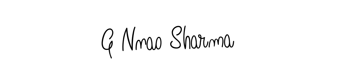 Angelique-Rose-font-FFP is a professional signature style that is perfect for those who want to add a touch of class to their signature. It is also a great choice for those who want to make their signature more unique. Get G Nnao Sharma name to fancy signature for free. G Nnao Sharma signature style 5 images and pictures png