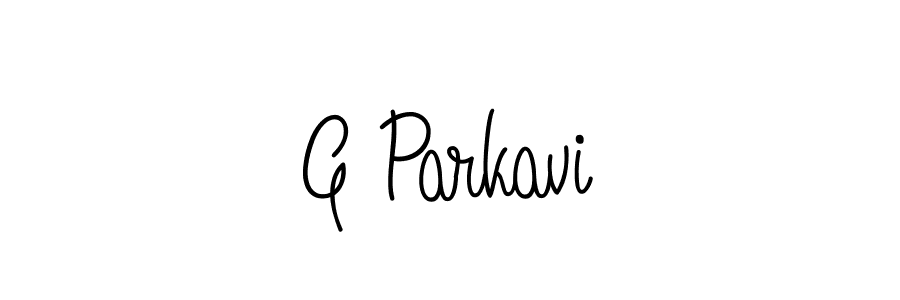 if you are searching for the best signature style for your name G Parkavi. so please give up your signature search. here we have designed multiple signature styles  using Angelique-Rose-font-FFP. G Parkavi signature style 5 images and pictures png