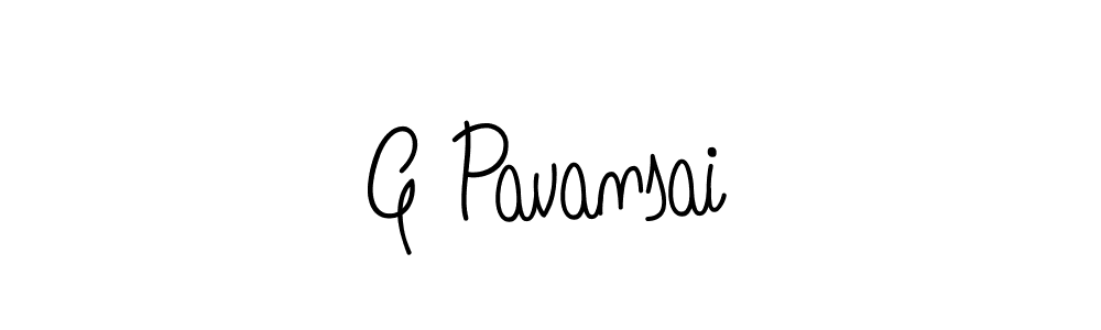 Also we have G Pavansai name is the best signature style. Create professional handwritten signature collection using Angelique-Rose-font-FFP autograph style. G Pavansai signature style 5 images and pictures png