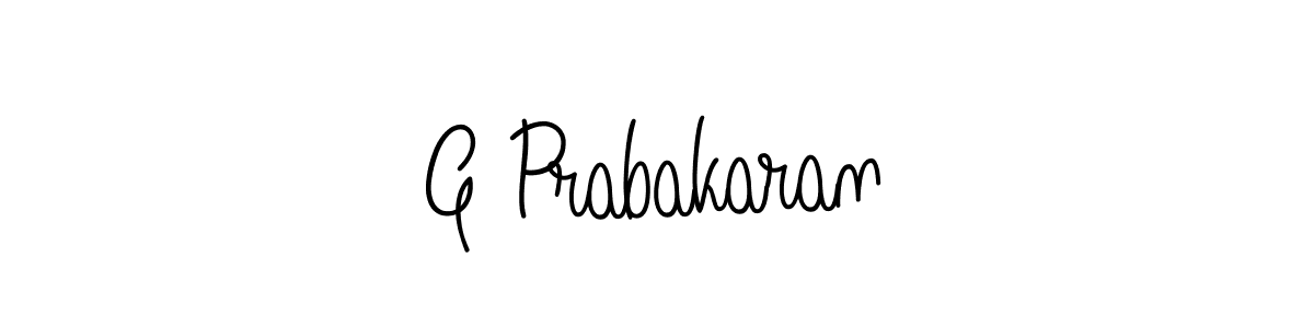 You can use this online signature creator to create a handwritten signature for the name G Prabakaran. This is the best online autograph maker. G Prabakaran signature style 5 images and pictures png