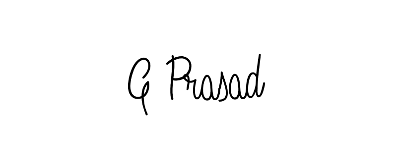 Make a beautiful signature design for name G Prasad. Use this online signature maker to create a handwritten signature for free. G Prasad signature style 5 images and pictures png