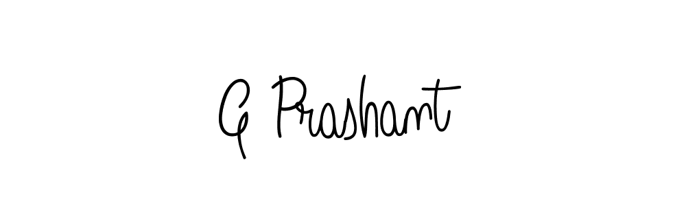 Create a beautiful signature design for name G Prashant. With this signature (Angelique-Rose-font-FFP) fonts, you can make a handwritten signature for free. G Prashant signature style 5 images and pictures png