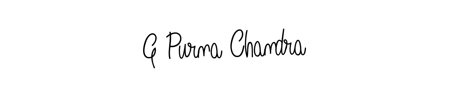 Make a short G Purna Chandra signature style. Manage your documents anywhere anytime using Angelique-Rose-font-FFP. Create and add eSignatures, submit forms, share and send files easily. G Purna Chandra signature style 5 images and pictures png