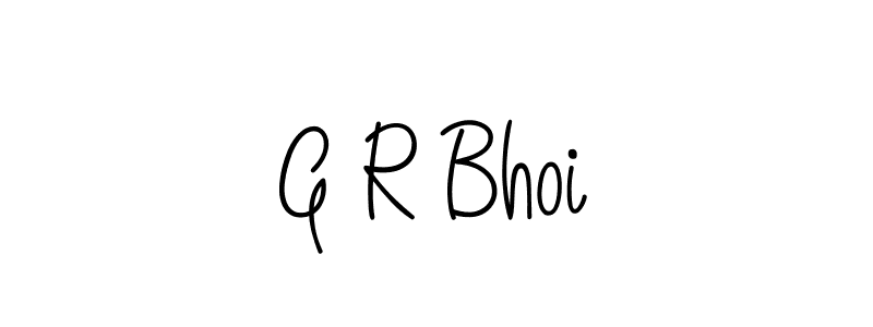 Create a beautiful signature design for name G R Bhoi. With this signature (Angelique-Rose-font-FFP) fonts, you can make a handwritten signature for free. G R Bhoi signature style 5 images and pictures png