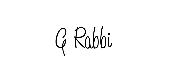 Make a short G Rabbi signature style. Manage your documents anywhere anytime using Angelique-Rose-font-FFP. Create and add eSignatures, submit forms, share and send files easily. G Rabbi signature style 5 images and pictures png