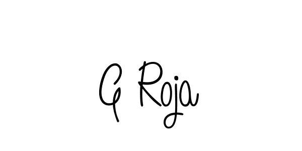 You can use this online signature creator to create a handwritten signature for the name G Roja. This is the best online autograph maker. G Roja signature style 5 images and pictures png