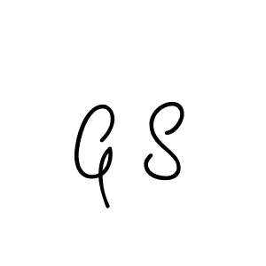 Create a beautiful signature design for name G S. With this signature (Angelique-Rose-font-FFP) fonts, you can make a handwritten signature for free. G S signature style 5 images and pictures png