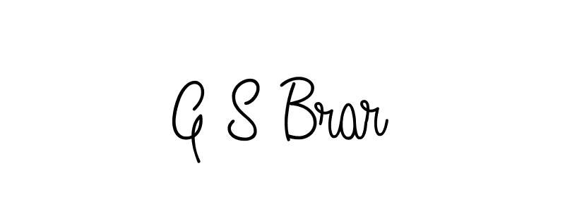 Also we have G S Brar name is the best signature style. Create professional handwritten signature collection using Angelique-Rose-font-FFP autograph style. G S Brar signature style 5 images and pictures png