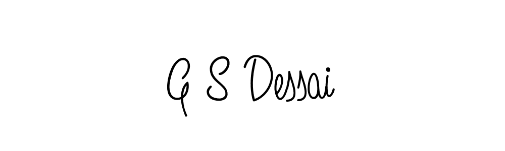 Also we have G S Dessai name is the best signature style. Create professional handwritten signature collection using Angelique-Rose-font-FFP autograph style. G S Dessai signature style 5 images and pictures png