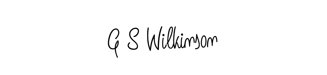 Also we have G S Wilkinson name is the best signature style. Create professional handwritten signature collection using Angelique-Rose-font-FFP autograph style. G S Wilkinson signature style 5 images and pictures png