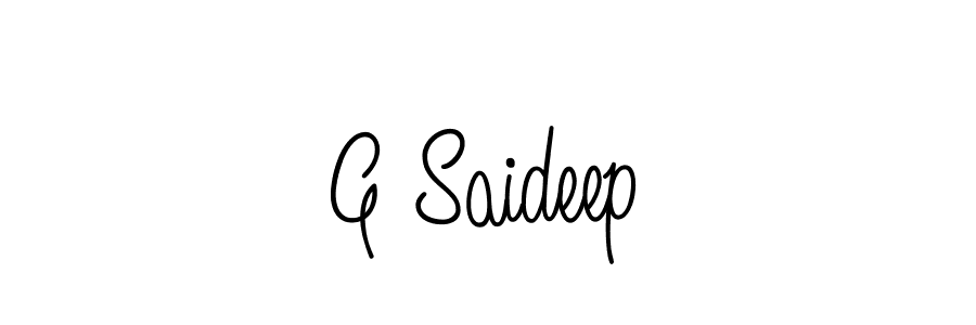 It looks lik you need a new signature style for name G Saideep. Design unique handwritten (Angelique-Rose-font-FFP) signature with our free signature maker in just a few clicks. G Saideep signature style 5 images and pictures png