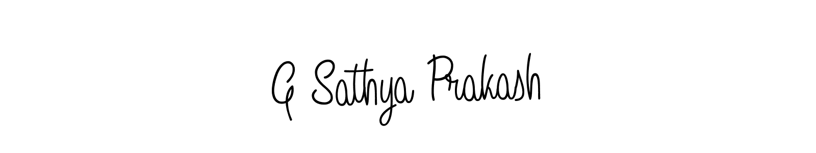 How to make G Sathya Prakash signature? Angelique-Rose-font-FFP is a professional autograph style. Create handwritten signature for G Sathya Prakash name. G Sathya Prakash signature style 5 images and pictures png