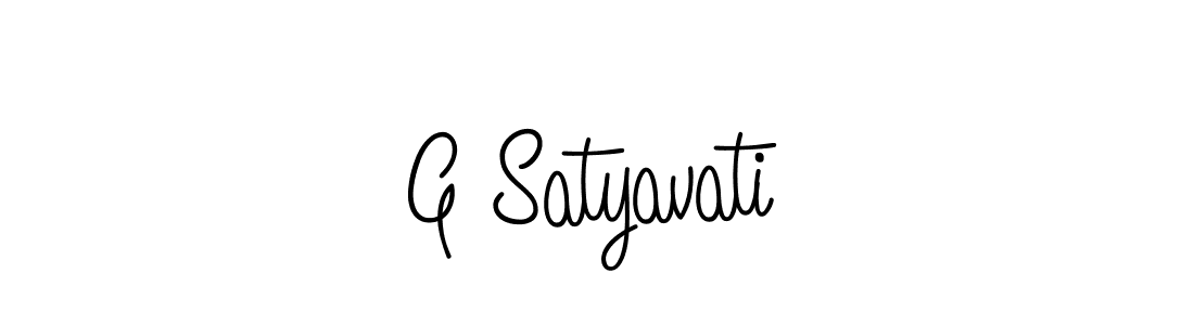 Check out images of Autograph of G Satyavati name. Actor G Satyavati Signature Style. Angelique-Rose-font-FFP is a professional sign style online. G Satyavati signature style 5 images and pictures png