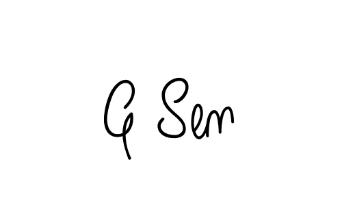 It looks lik you need a new signature style for name G Sen. Design unique handwritten (Angelique-Rose-font-FFP) signature with our free signature maker in just a few clicks. G Sen signature style 5 images and pictures png