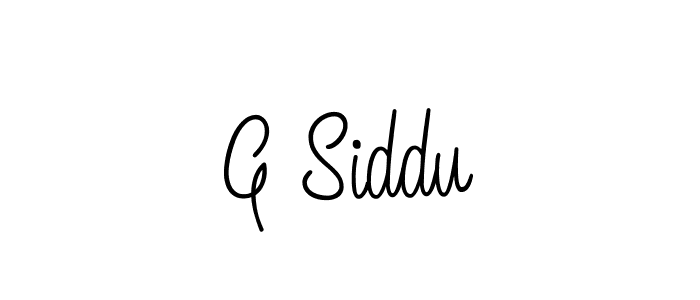 How to make G Siddu signature? Angelique-Rose-font-FFP is a professional autograph style. Create handwritten signature for G Siddu name. G Siddu signature style 5 images and pictures png