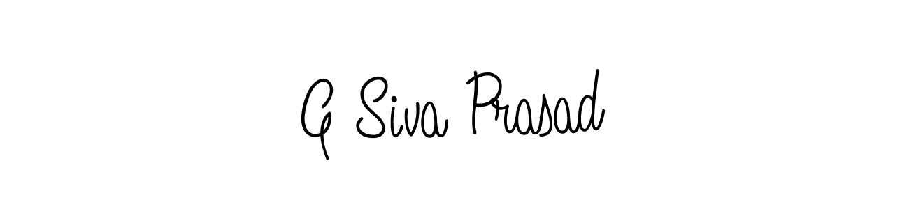 Design your own signature with our free online signature maker. With this signature software, you can create a handwritten (Angelique-Rose-font-FFP) signature for name G Siva Prasad. G Siva Prasad signature style 5 images and pictures png
