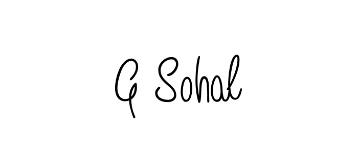 This is the best signature style for the G Sohal name. Also you like these signature font (Angelique-Rose-font-FFP). Mix name signature. G Sohal signature style 5 images and pictures png
