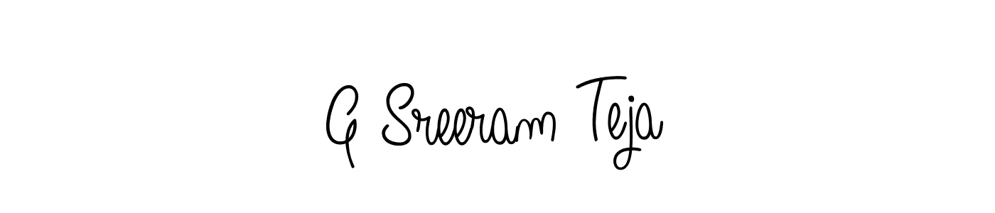 Make a short G Sreeram Teja signature style. Manage your documents anywhere anytime using Angelique-Rose-font-FFP. Create and add eSignatures, submit forms, share and send files easily. G Sreeram Teja signature style 5 images and pictures png