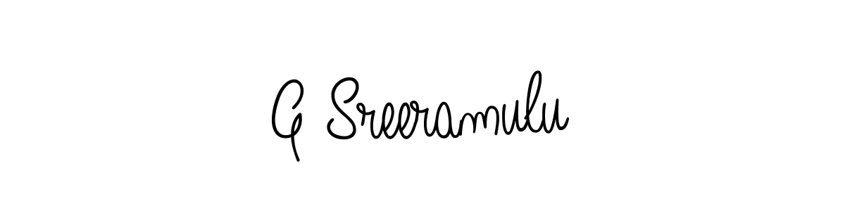 This is the best signature style for the G Sreeramulu name. Also you like these signature font (Angelique-Rose-font-FFP). Mix name signature. G Sreeramulu signature style 5 images and pictures png