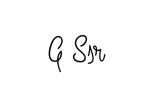 Also we have G Ssr name is the best signature style. Create professional handwritten signature collection using Angelique-Rose-font-FFP autograph style. G Ssr signature style 5 images and pictures png