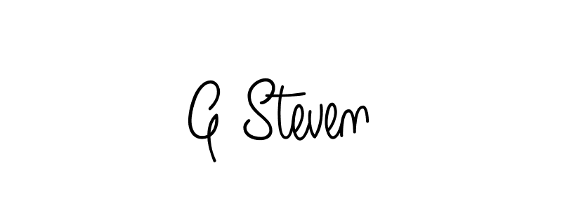 Best and Professional Signature Style for G Steven. Angelique-Rose-font-FFP Best Signature Style Collection. G Steven signature style 5 images and pictures png