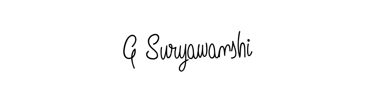 Angelique-Rose-font-FFP is a professional signature style that is perfect for those who want to add a touch of class to their signature. It is also a great choice for those who want to make their signature more unique. Get G Suryawanshi name to fancy signature for free. G Suryawanshi signature style 5 images and pictures png