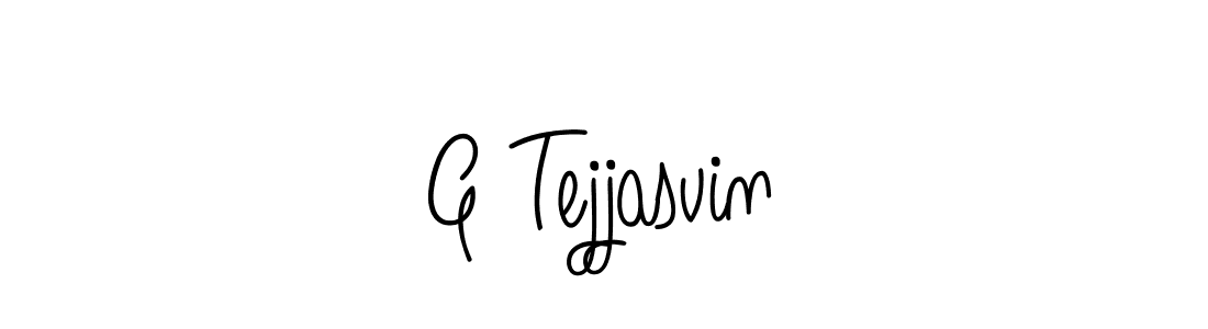 Create a beautiful signature design for name G Tejjasvin. With this signature (Angelique-Rose-font-FFP) fonts, you can make a handwritten signature for free. G Tejjasvin signature style 5 images and pictures png