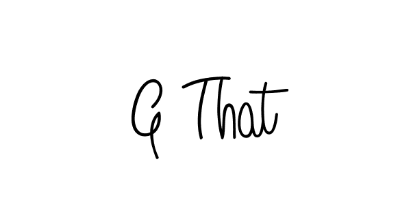 Here are the top 10 professional signature styles for the name G That. These are the best autograph styles you can use for your name. G That signature style 5 images and pictures png