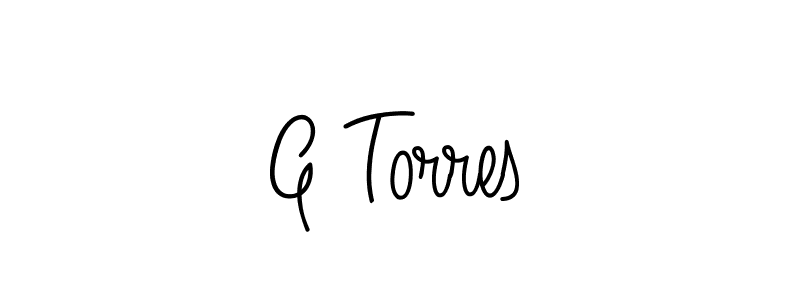 How to make G Torres signature? Angelique-Rose-font-FFP is a professional autograph style. Create handwritten signature for G Torres name. G Torres signature style 5 images and pictures png