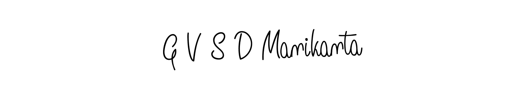 Similarly Angelique-Rose-font-FFP is the best handwritten signature design. Signature creator online .You can use it as an online autograph creator for name G V S D Manikanta. G V S D Manikanta signature style 5 images and pictures png