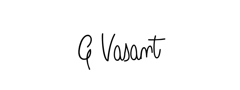 It looks lik you need a new signature style for name G Vasant. Design unique handwritten (Angelique-Rose-font-FFP) signature with our free signature maker in just a few clicks. G Vasant signature style 5 images and pictures png