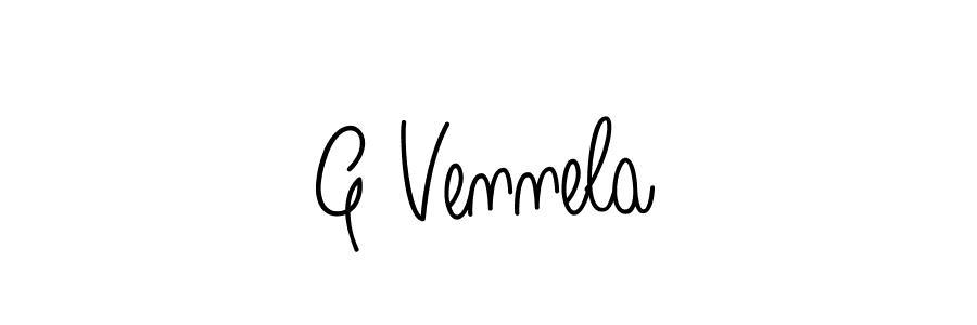 Angelique-Rose-font-FFP is a professional signature style that is perfect for those who want to add a touch of class to their signature. It is also a great choice for those who want to make their signature more unique. Get G Vennela name to fancy signature for free. G Vennela signature style 5 images and pictures png