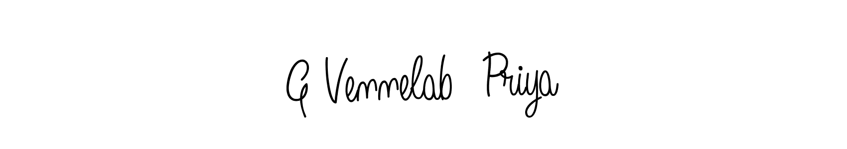 Similarly Angelique-Rose-font-FFP is the best handwritten signature design. Signature creator online .You can use it as an online autograph creator for name G Vennelab  Priya. G Vennelab  Priya signature style 5 images and pictures png
