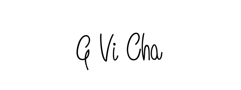 How to Draw G Vi Cha signature style? Angelique-Rose-font-FFP is a latest design signature styles for name G Vi Cha. G Vi Cha signature style 5 images and pictures png