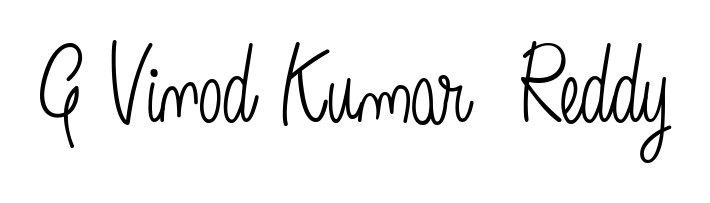 Get inspired by this graceful Angelique-Rose-font-FFP signature style for name G Vinod Kumar  Reddy. Smooth loops and balanced proportions for everyday use. G Vinod Kumar  Reddy signature style 5 images and pictures png