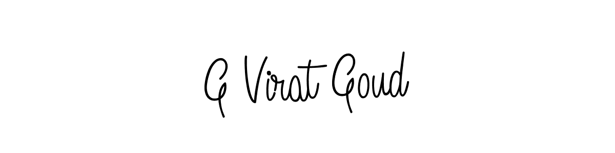 Here are the top 10 professional signature styles for the name G Virat Goud. These are the best autograph styles you can use for your name. G Virat Goud signature style 5 images and pictures png