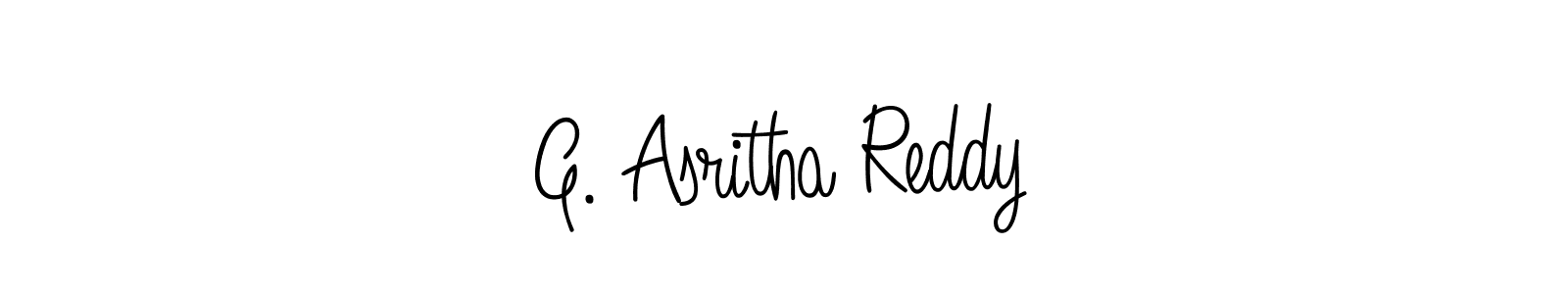 You can use this online signature creator to create a handwritten signature for the name G. Asritha Reddy. This is the best online autograph maker. G. Asritha Reddy signature style 5 images and pictures png