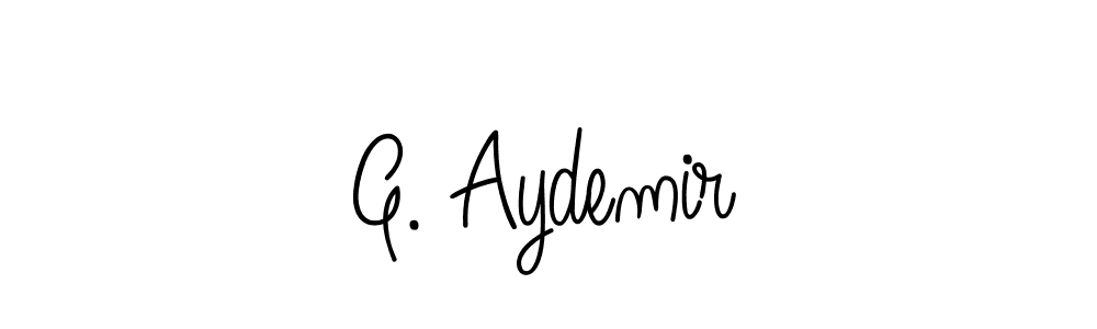 Check out images of Autograph of G. Aydemir name. Actor G. Aydemir Signature Style. Angelique-Rose-font-FFP is a professional sign style online. G. Aydemir signature style 5 images and pictures png