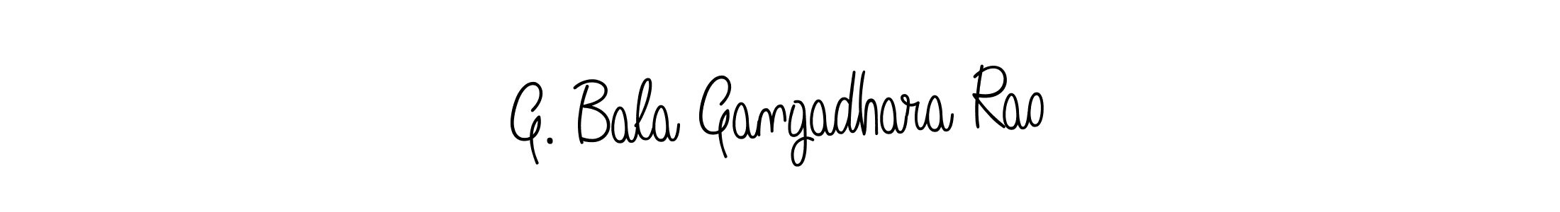 if you are searching for the best signature style for your name G. Bala Gangadhara Rao. so please give up your signature search. here we have designed multiple signature styles  using Angelique-Rose-font-FFP. G. Bala Gangadhara Rao signature style 5 images and pictures png