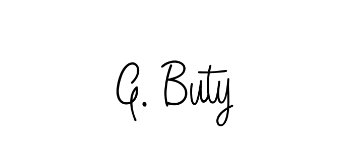 Also You can easily find your signature by using the search form. We will create G. Buty name handwritten signature images for you free of cost using Angelique-Rose-font-FFP sign style. G. Buty signature style 5 images and pictures png